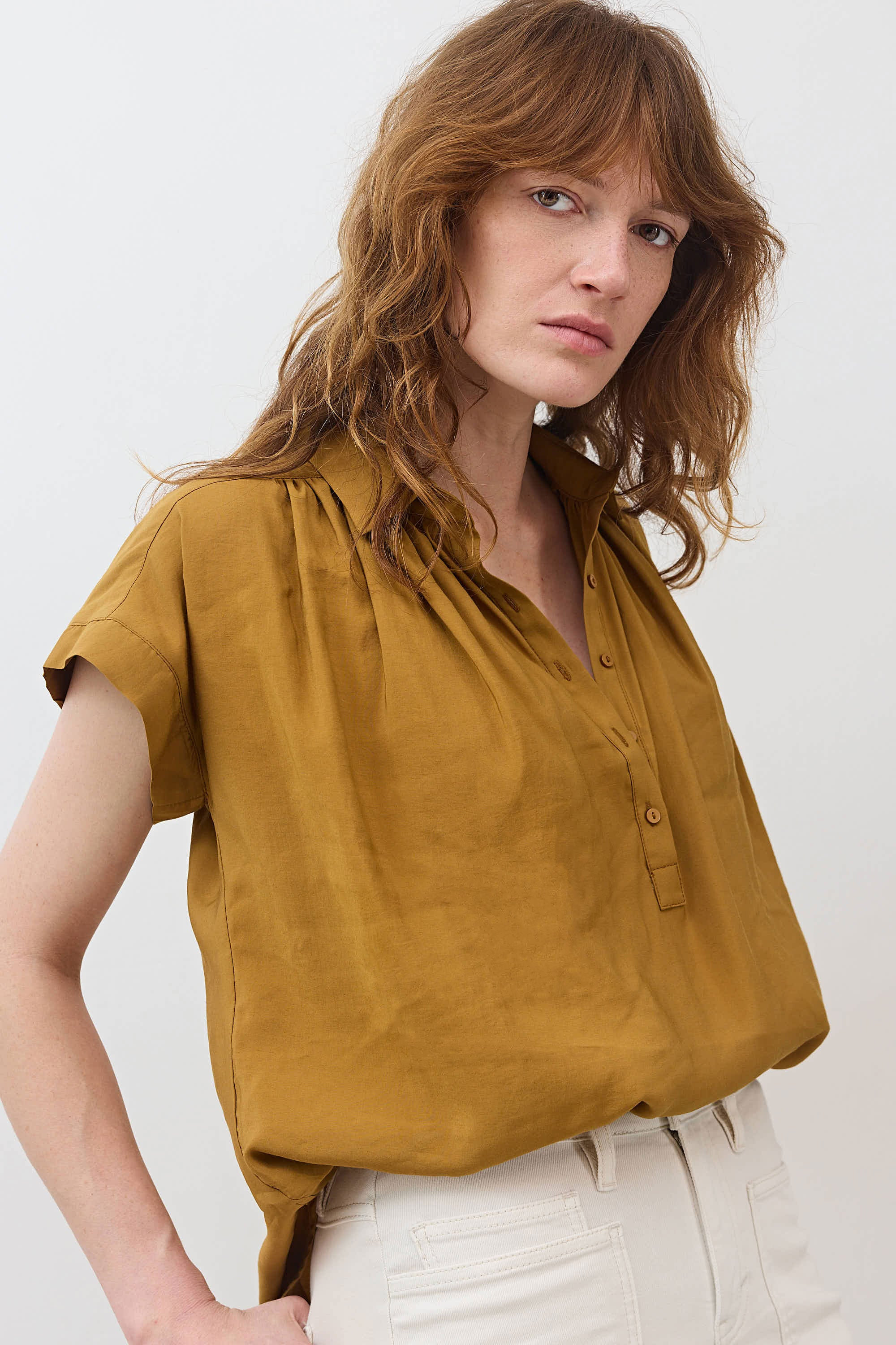 The Nonchalant Oversized Voile Blouse | Ruti
