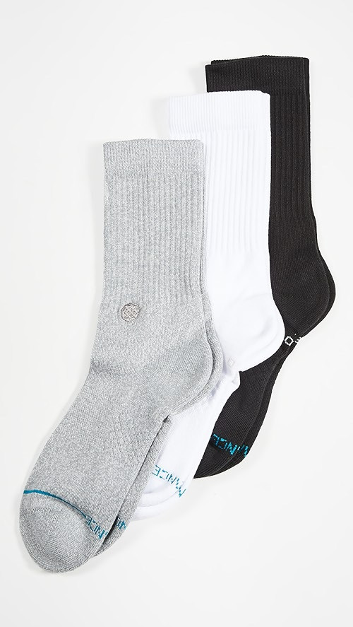 STANCE Icon 3 Pack Crew Socks | SHOPBOP | Shopbop