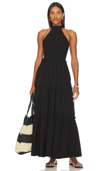 Naomi Halter Dress | Black Maxi Dress Black Dress Maxi Long Black Dress Outfit Vacay Dress  | Revolve Clothing (Global)