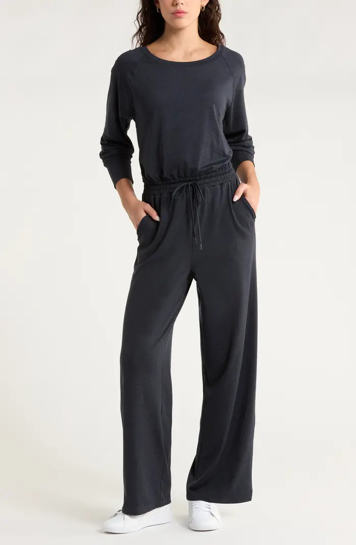 Restore Soft Cozy Long Sleeve Jumpsuit | Nordstrom