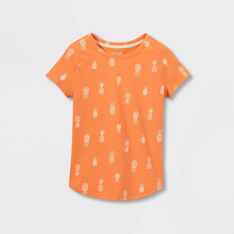Girls' Short Sleeve Flamingos Printed T-Shirt - Cat & Jack™ | Target