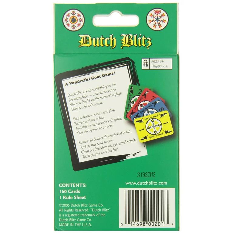 Dutch Blitz Original and Blue Expansion Pack Combo Card Game Set | Walmart (US)