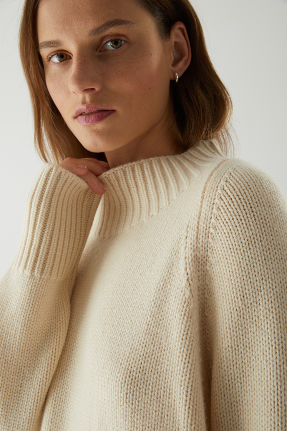 CASHMERE CHUNKY ROLL-NECK JUMPER | COS (US)