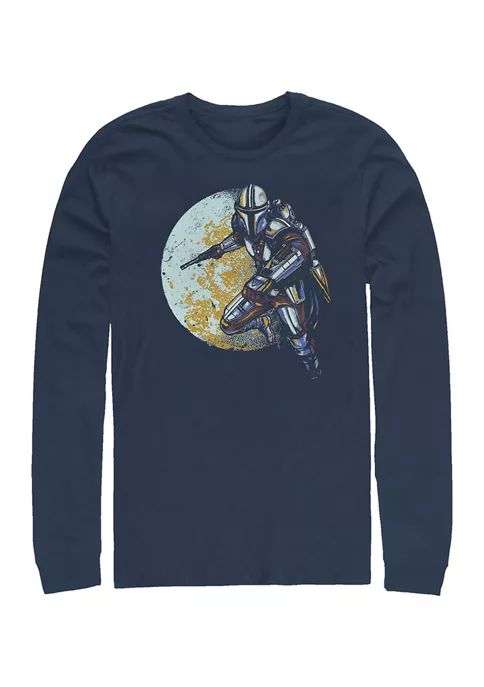 Moondo Lorian Long Sleeve Crew Graphic T-Shirt | Belk