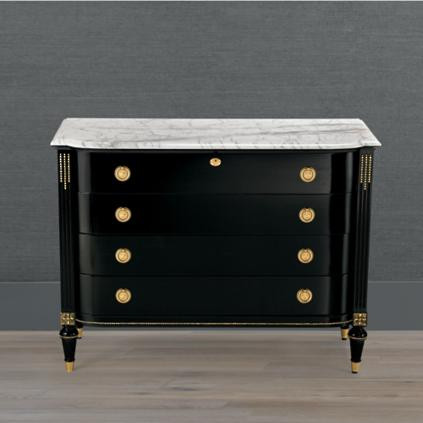 Regency 4-Drawer Bow Front Chest | Frontgate