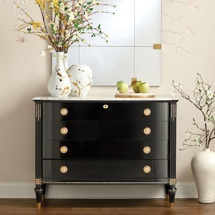 Regency 4-Drawer Bow Front Chest | Frontgate