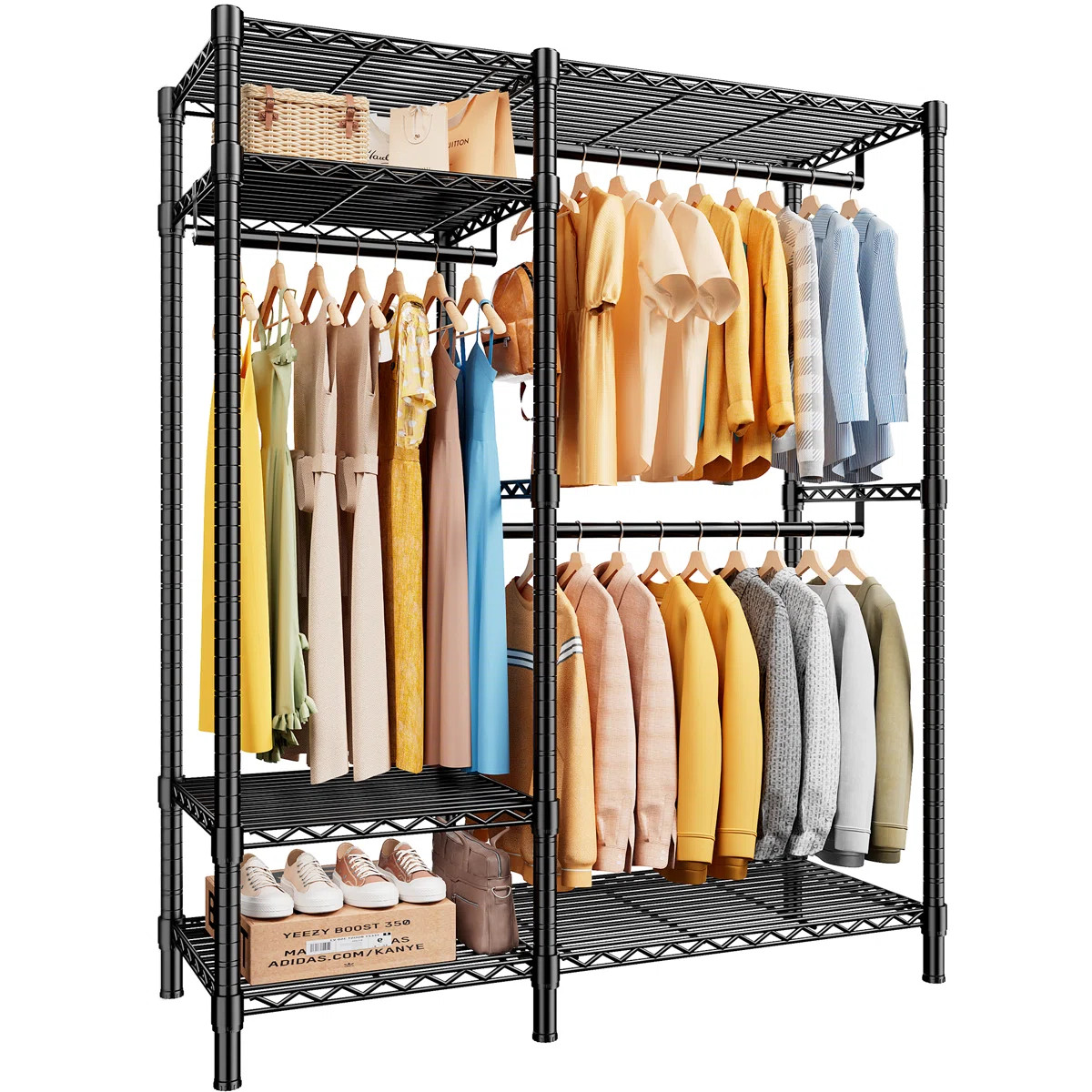 Minot 780 lb. Heavy-Duty Clothing Rack | Wayfair North America