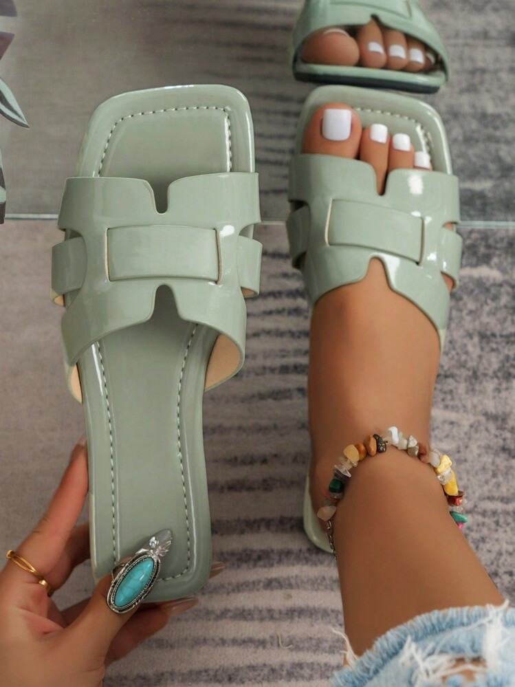 New Spring Summer Slippers Women Casual Style Roman Style Slouchy Comfortable Slouchy Slippers, C... | SHEIN