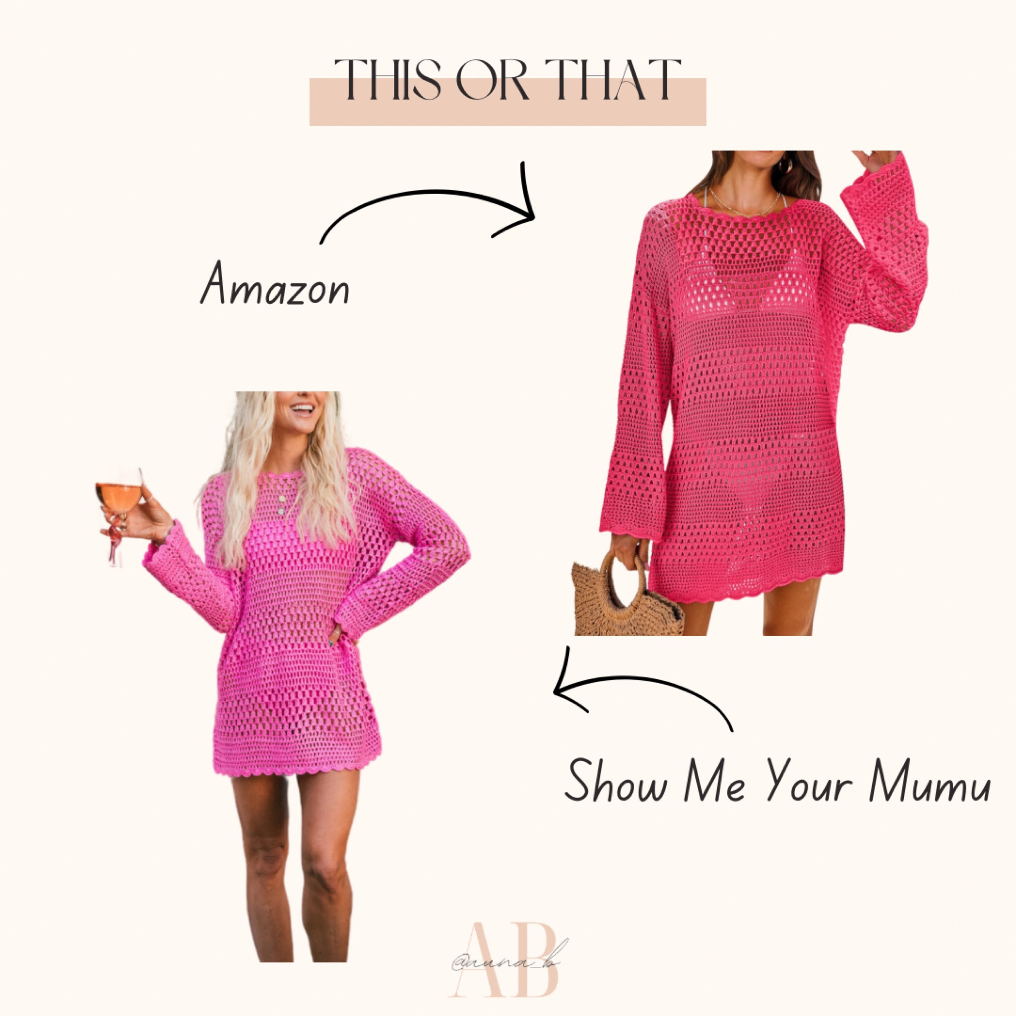 INSPIRED —> crochet beach cover up 🏖️
#save #splurge #dupe

#LTKSummerSales #LTKSeasonal #LTKFindsUnder50
