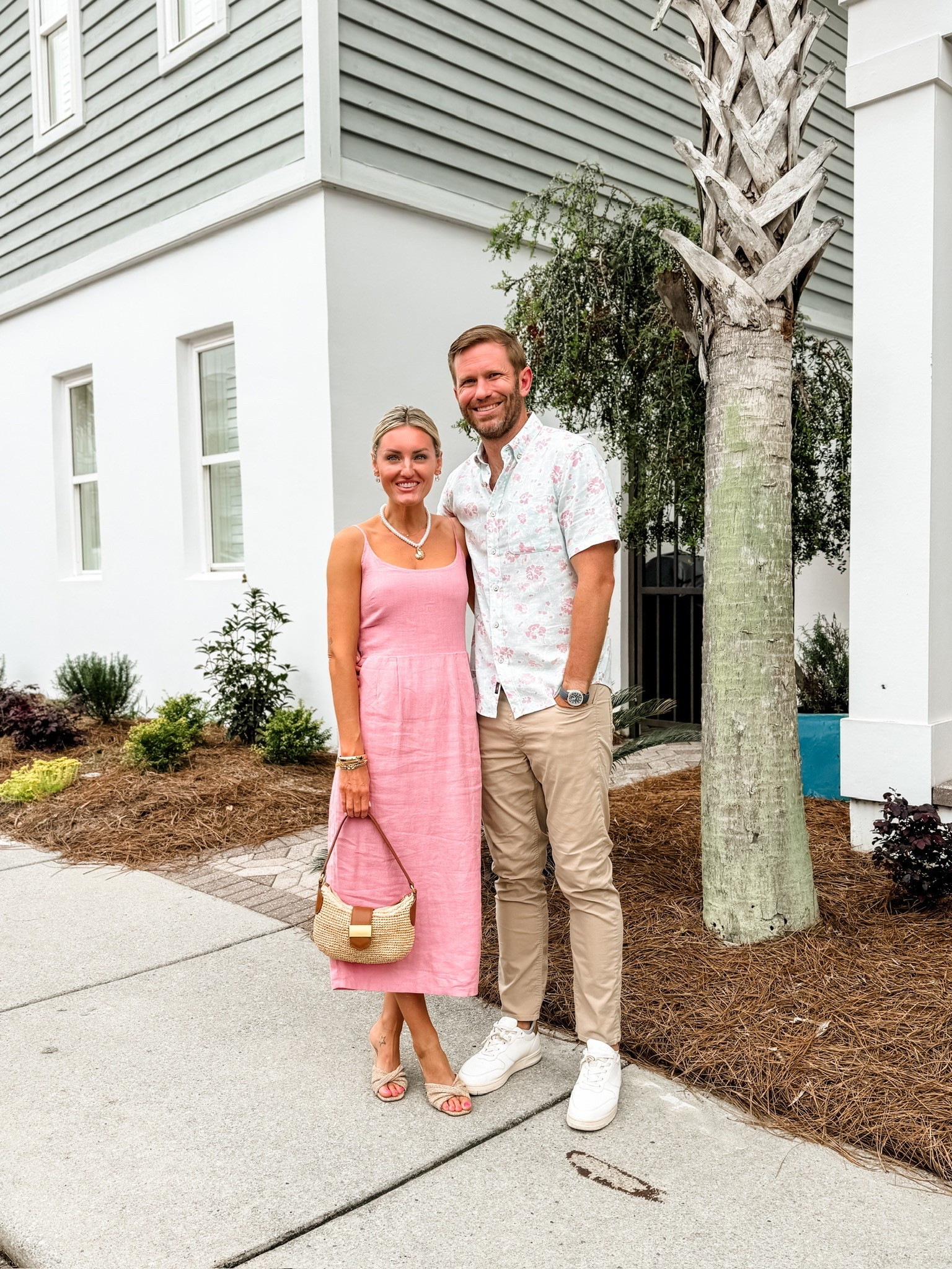 What Chris & I wore for a date night last week! 💕 Love this simple pink dress for spring & summer! Wearing XS!

Loverly Grey, spring dresses, date night outfit, beach outfit, vacation outfits 

#LTKSeasonal #LTKStyleTip