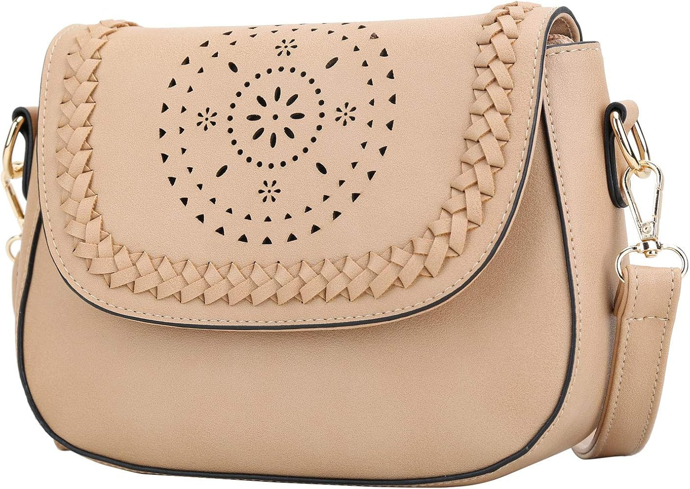 KKXIU Crossbody Bags for Women Hollow Purses with Adjustable Strap | Amazon (US)