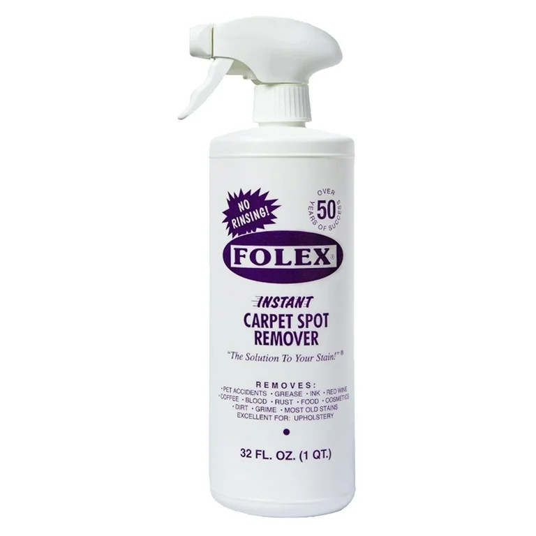 Folex Instant Carpet Spot Remover Carpet Cleaner - 32 oz - Removes Pet Accidents, Grease, Red Win... | Walmart (US)