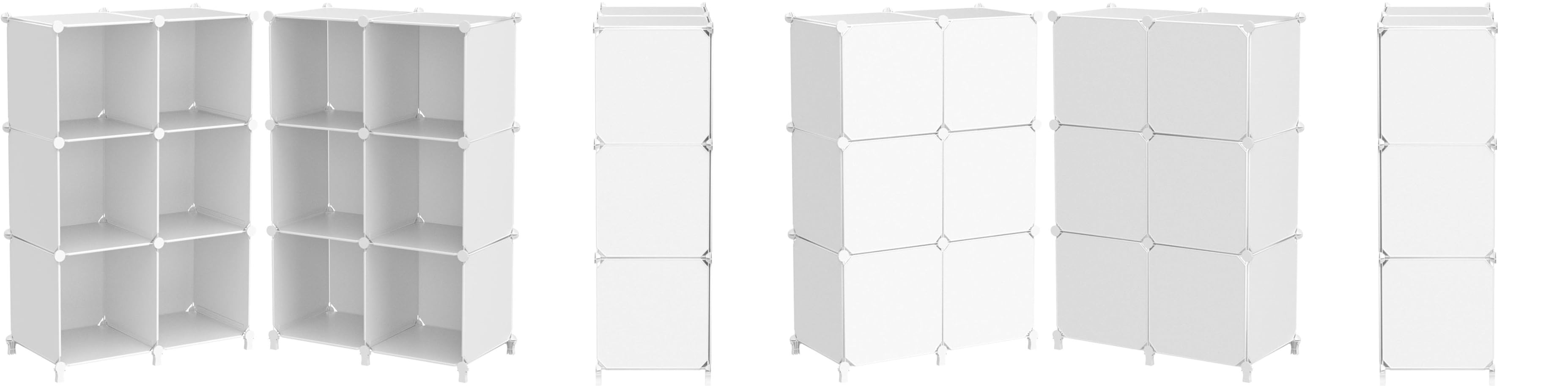 HOMIDEC Bathroom Organizer Cube Storage Organizer Closet Storage Cube Shelf Storage Bookcase Bookshelf | Amazon (US)