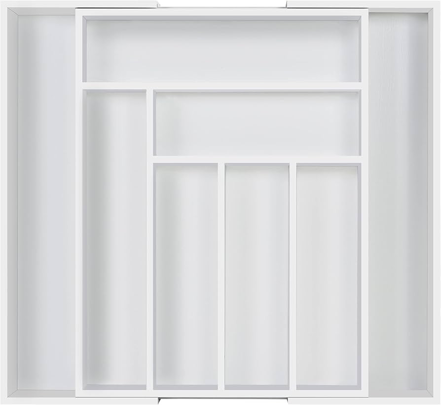 Utopia Kitchen Silverware Organizer, Expandable Bamboo Utensil Drawer Organizer, Kitchen Drawer O... | Amazon (US)