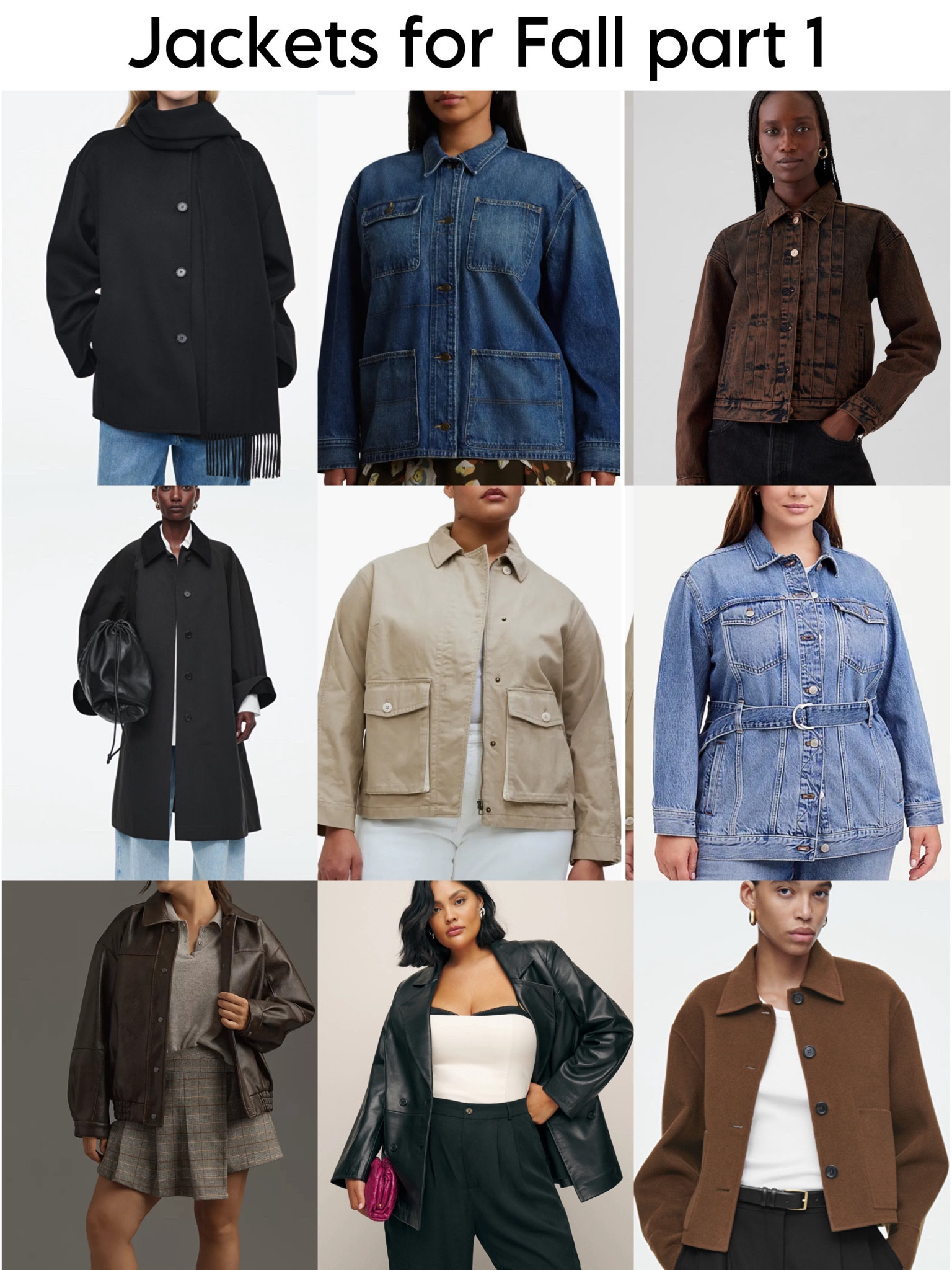 Jackets for fall part 1!
Denim jacket, barn, jacket, workwear, jacket, belted, denim, jacket, plus size, jackets, leather jacket, leather blazer, cropped jacket, jacket with removable scarf, trench coat.


#LTKautumn #LTKplussize #LTKstyletip