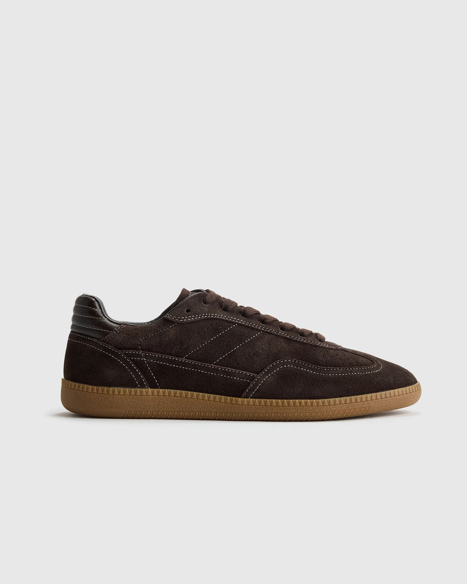 Italian Suede Gum Sole Sneaker | Quince