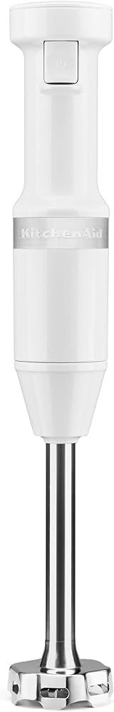 KitchenAid Variable Speed Corded Hand Blender - KHBV53, White | Amazon (US)