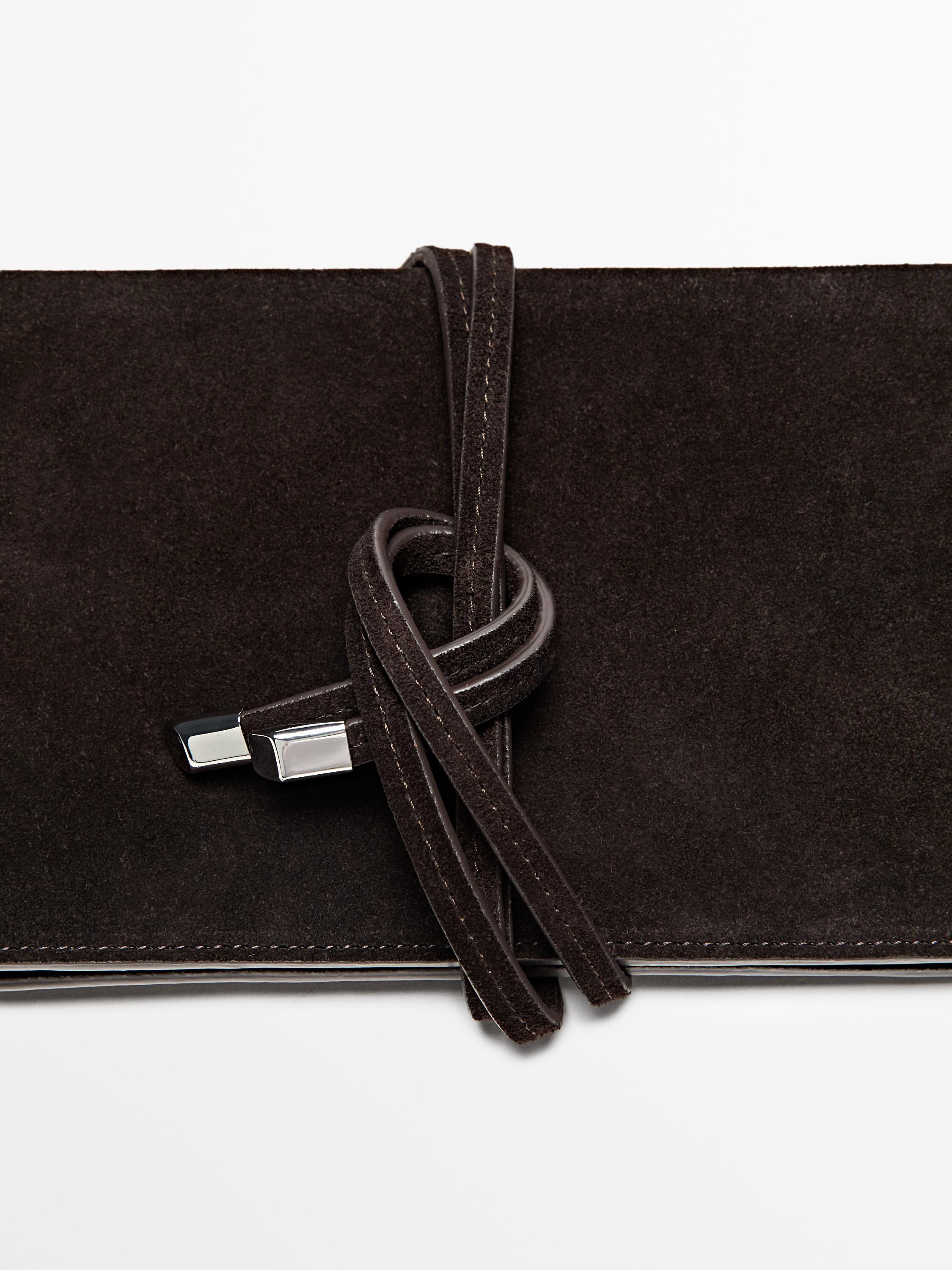 Handtasche aus Rauleder | Massimo Dutti DE