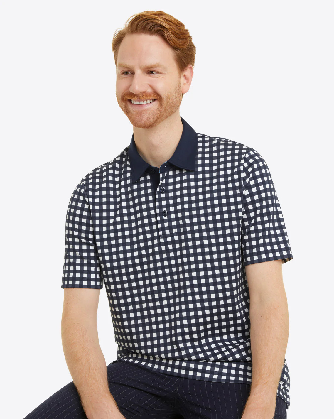 DJ x Lands' End Men's Short Sleeve Polo Shirt | Draper James (US)
