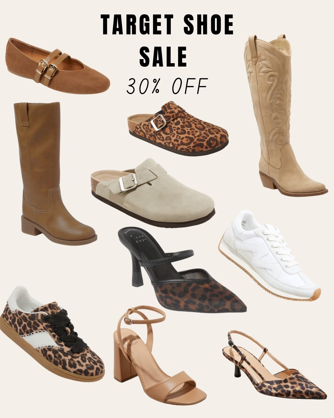 Target shoe sale. 
30% off. 
Ends Saturday

#LTKSaleAlert #LTKStyleTip
