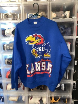 Vintage 80’s 90’s KANSAS JAYHAWKS KU sweatshirt XL SALEM SPORTSWEAR  | eBay | eBay US
