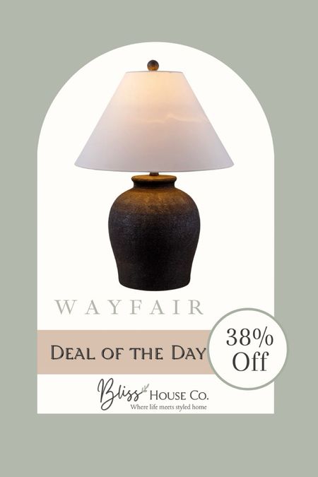 Illuminate your space with elegance! 💡 Today’s Wayfair Deal of the Day offers this classic lamp at a stunning 38% off. Perfect for adding a warm glow to any room. 🌟

#LTKStyleTip #LTKSaleAlert #LTKHome