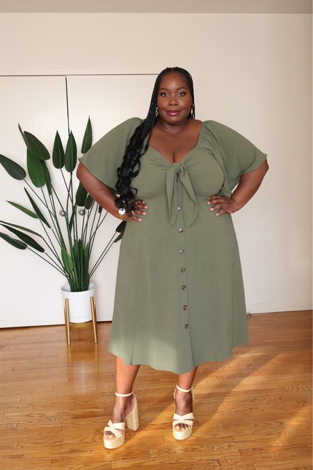 Here’s an easy breezy plus size spring dress that you can dress up or down for your curves. 

#LTKstyletip #LTKplussize #LTKmidsize