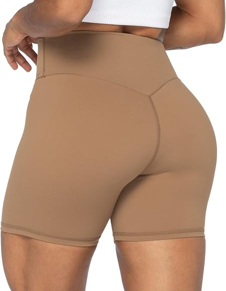 Sunzel Women's Biker Shorts in High Waist Tummy Control with No Front Seam | Amazon (US)