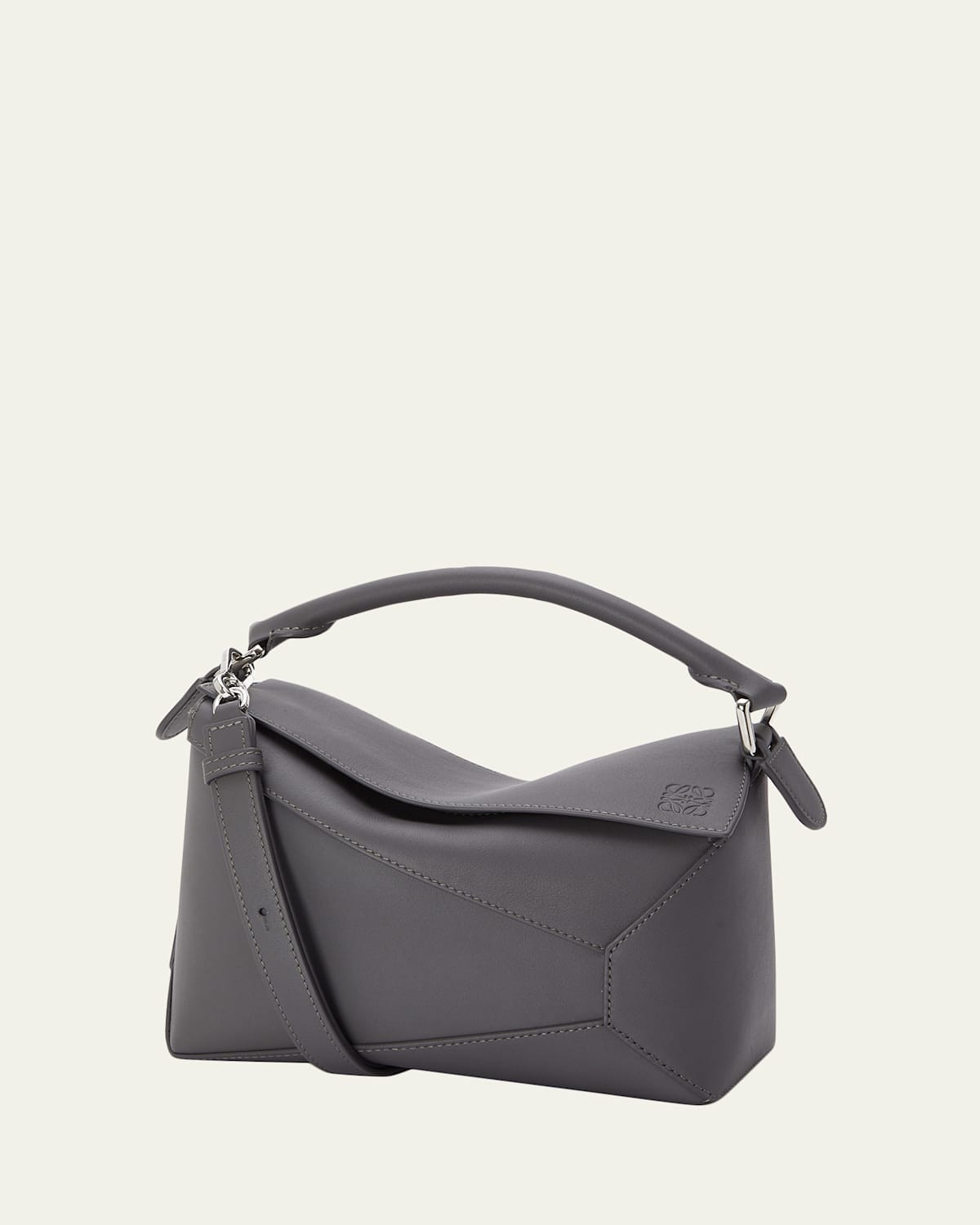 Puzzle Edge Small Shoulder Bag in Calfskin Leather | Bergdorf Goodman