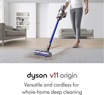 Dyson V11 Origin Cordless Vacuum, Nickel/Blue | Amazon (US)