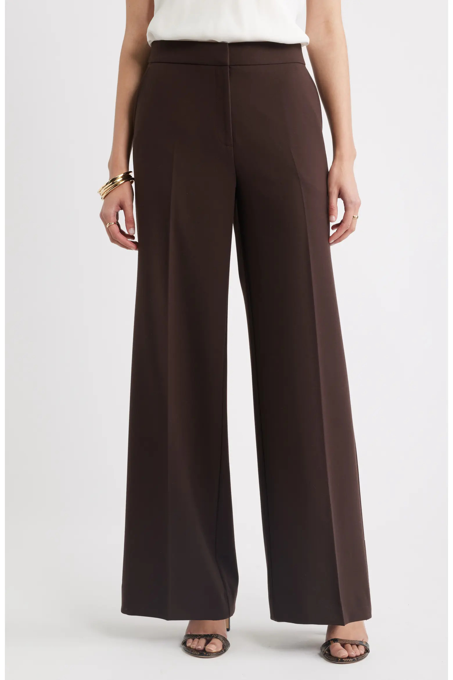 Nordstrom The Lennox Wide Leg Trousers (Women) | Nordstrom | Nordstrom