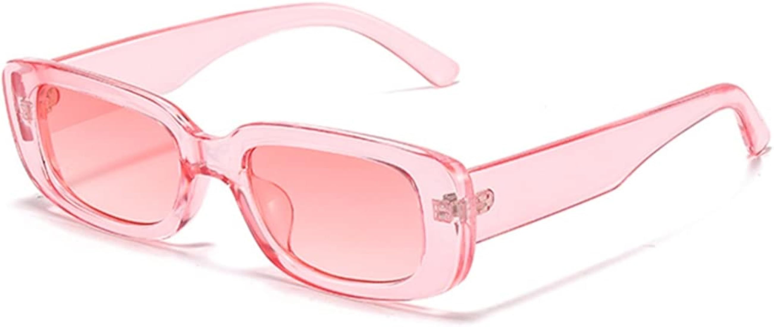 IKANOO Retro Rectangle Sunglasses for Women Men Small Square Frame Trendy Y2K 90’s Black Sungla... | Amazon (US)