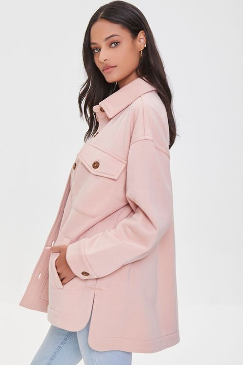 Terry Cloth Button-Front Shacket | Forever 21 | Forever 21 (US)