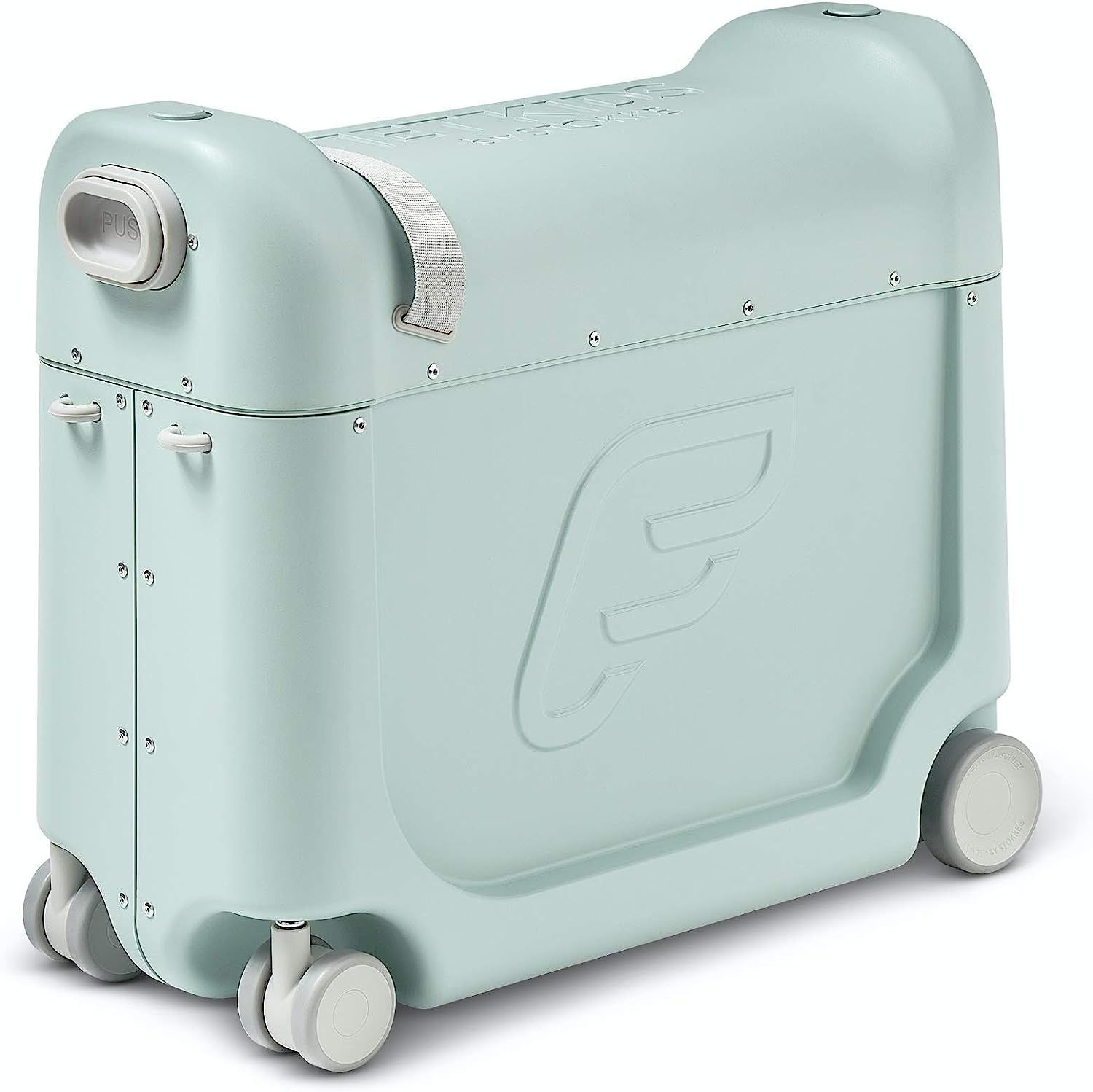 JetKids by Stokke BedBox, Green Aurora - Kid's Ride-On Suitcase & In-Flight Bed - Help Your Child... | Amazon (US)