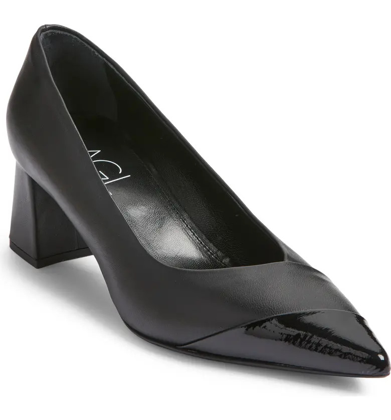 Stefy Block Heel Pointed Toe Pump (Women) | Nordstrom
