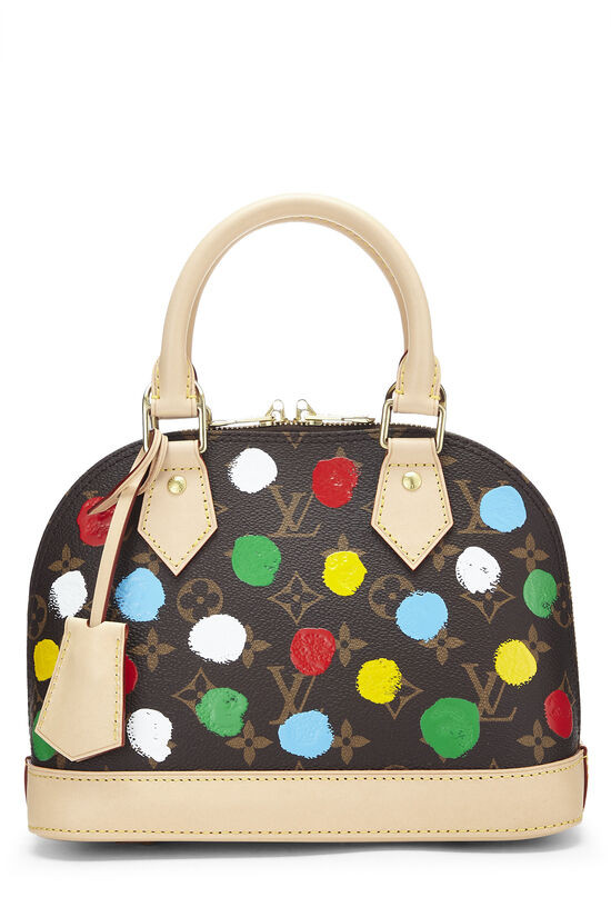 Pre-Owned Yayoi Kusama x Louis Vuitton Monogram Canvas 3D Dots Alma BB QJB46E1Y02000 | What Goes Around Comes Around