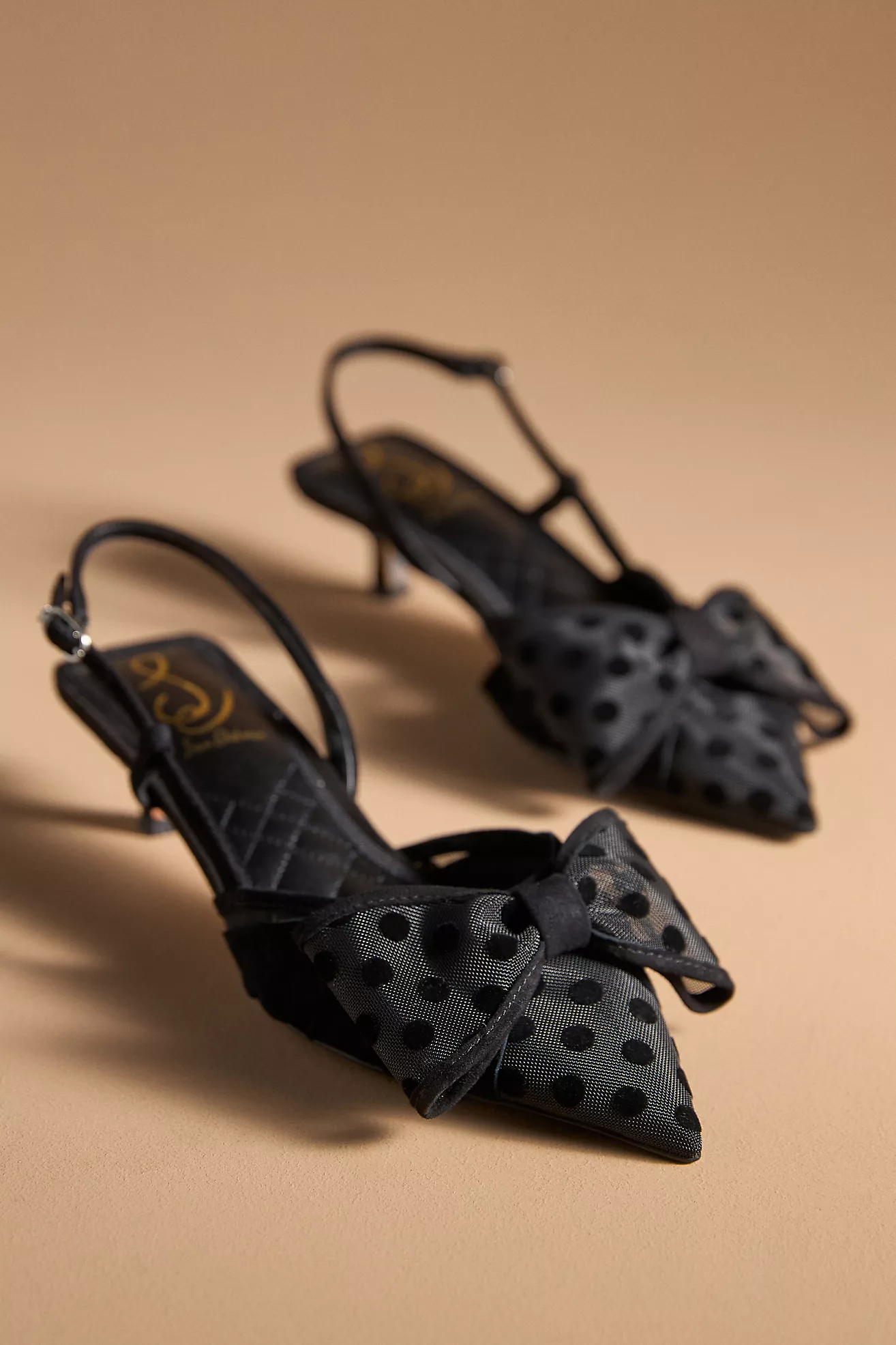 Sam Edelman Treena Mesh Slingback Kitten Heels | Anthropologie (US)