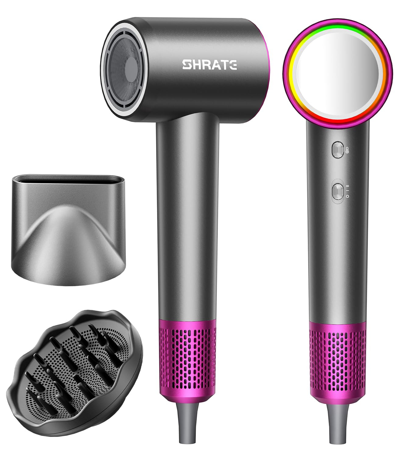 SHRATE Professional High Speed Ionic Hair Dryer | Ultra-Fast Drying | 500 Million Negative Ions |... | Amazon (US)