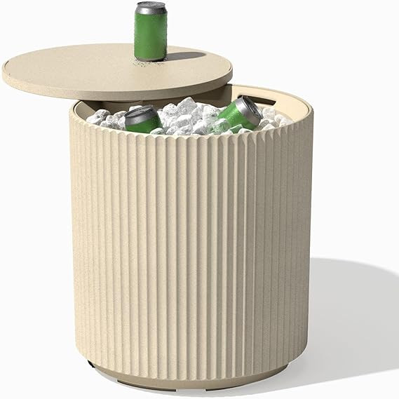 Veradek Outdoor Cooler Side Table - 2 in 1 - Designed for use as Outdoor Side Table, Patio Decor ... | Amazon (US)