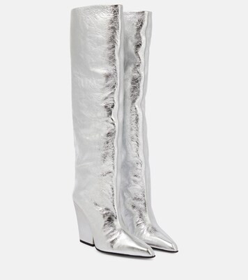 Jane metallic leather knee-high boots | Mytheresa (US/CA)