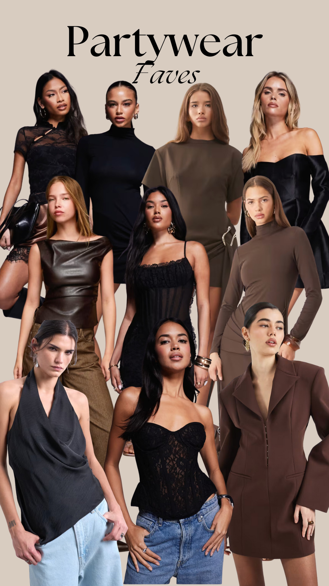 Next-day delivery outfit inspo ✨
Mini Dress, Sequin Dress, Ruched Dress, Lace Dress, Corset Top, Satin Top, Tailored Blazer Dress — ASOS 

 #LTKuk #LTKfestive #LTKstyletip