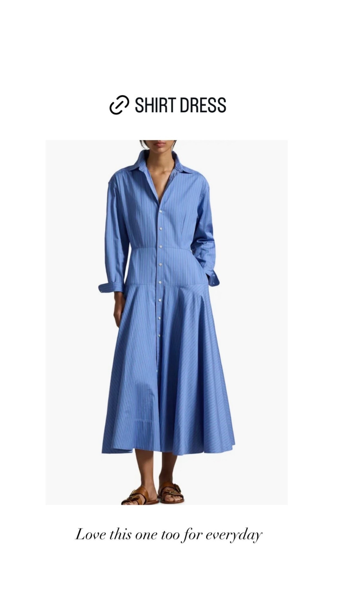 Chic shirt dress for everyday or the office. 

#LTKWorkwear #LTKspring #LTKspringtrends