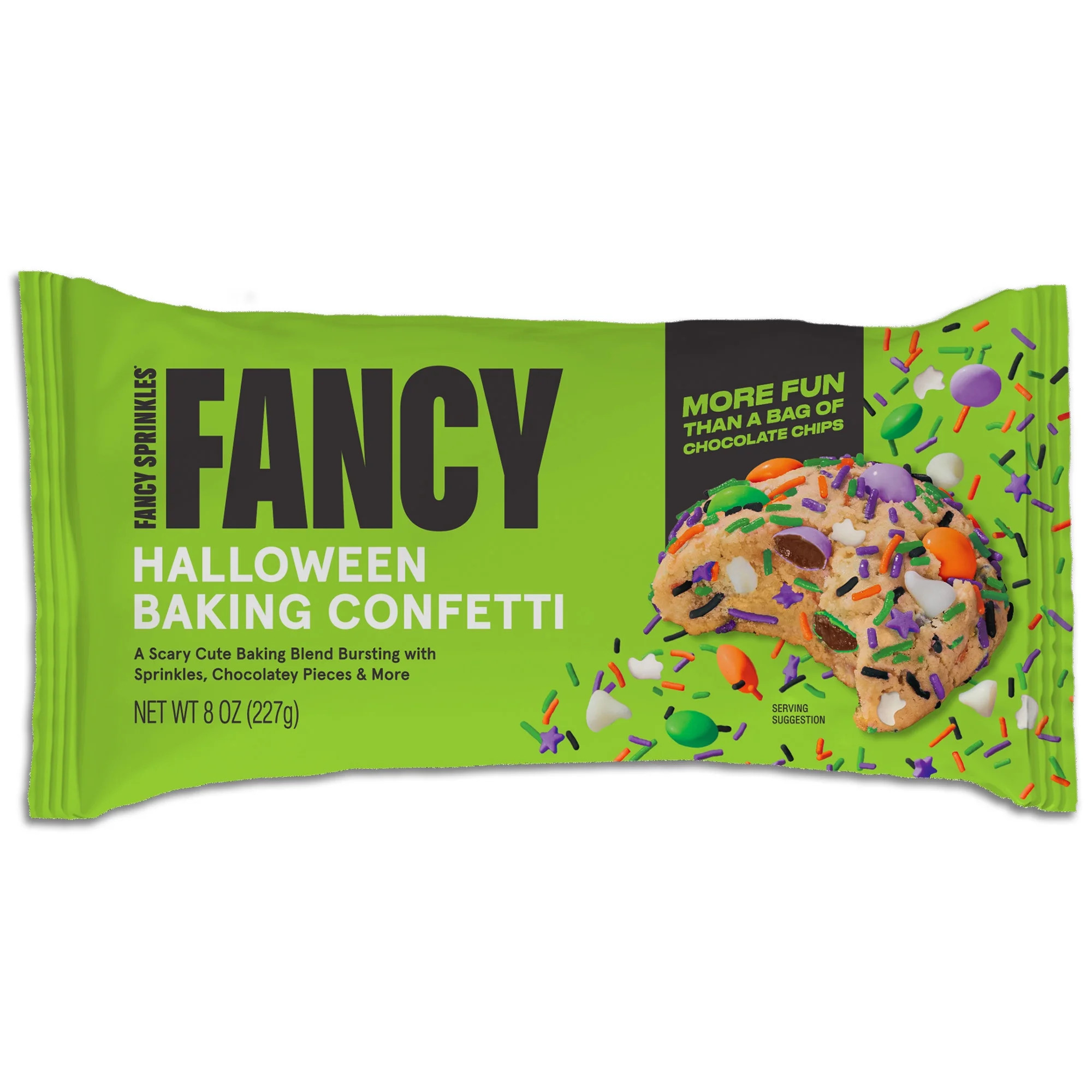 Fancy Sprinkles Halloween Baking Confetti with Sprinkles and Chocolate Pieces, 8 oz Bag | Walmart (US)