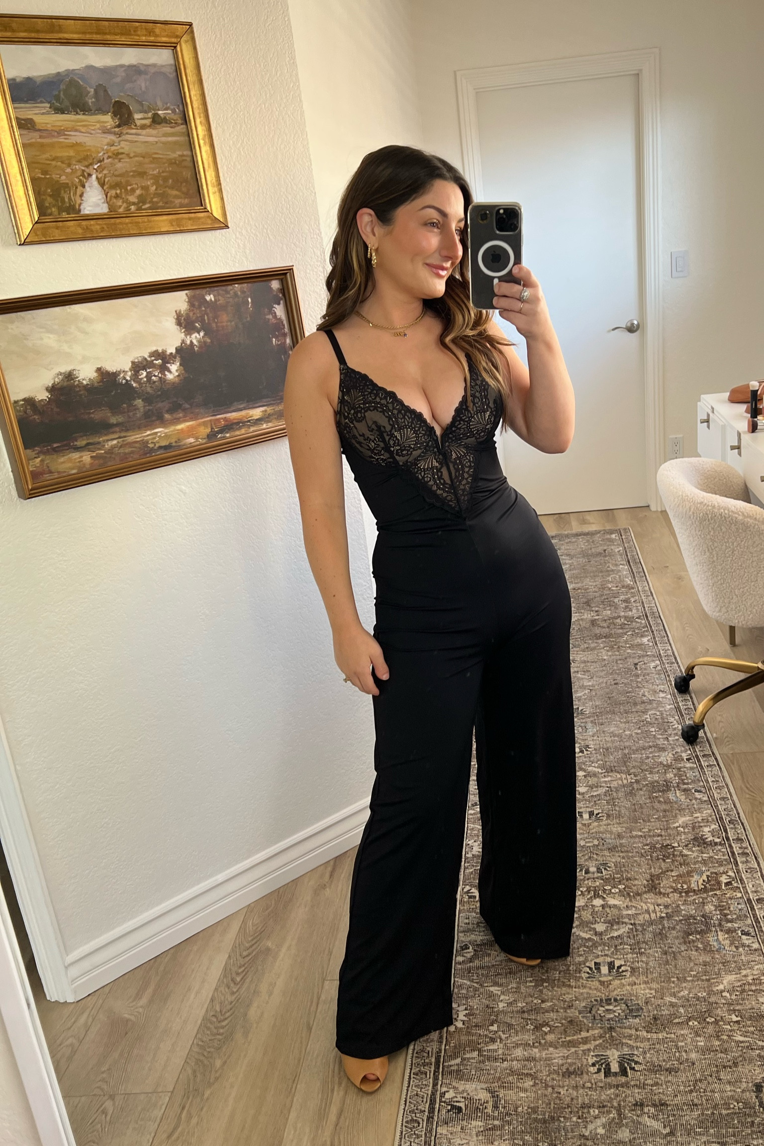 Sexy date night jumpsuit
Girls night out look
Bachelorette party outfit

Size small- it’s TIGHT with built in compression

#LTKfindsunder100 #LTKwedding #LTKstyletip