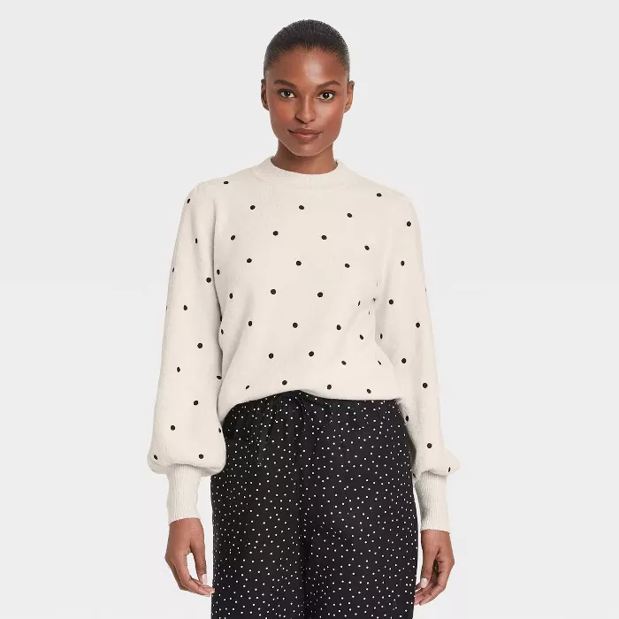 Target polka deals dot sweater