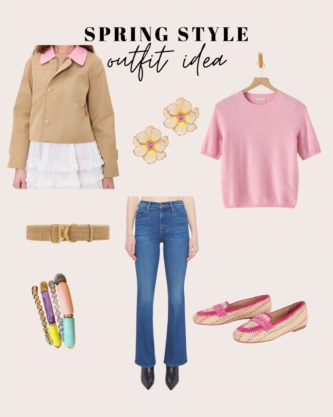 Classic spring everyday outfit!  Love the pink trim on the trench!  And the shoes are so fun!!

#LTKSeasonal #LTKPetite #LTKOver40