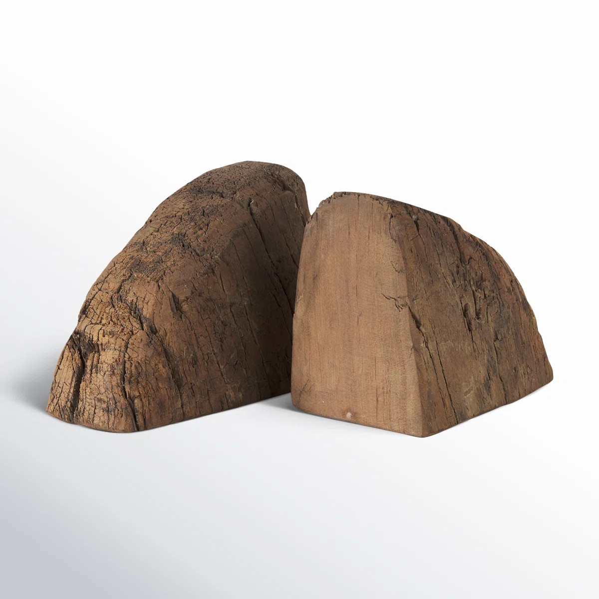 Chance Modern & Contemporary Wood Non-Skid Bookends (Set of 2) | Wayfair North America
