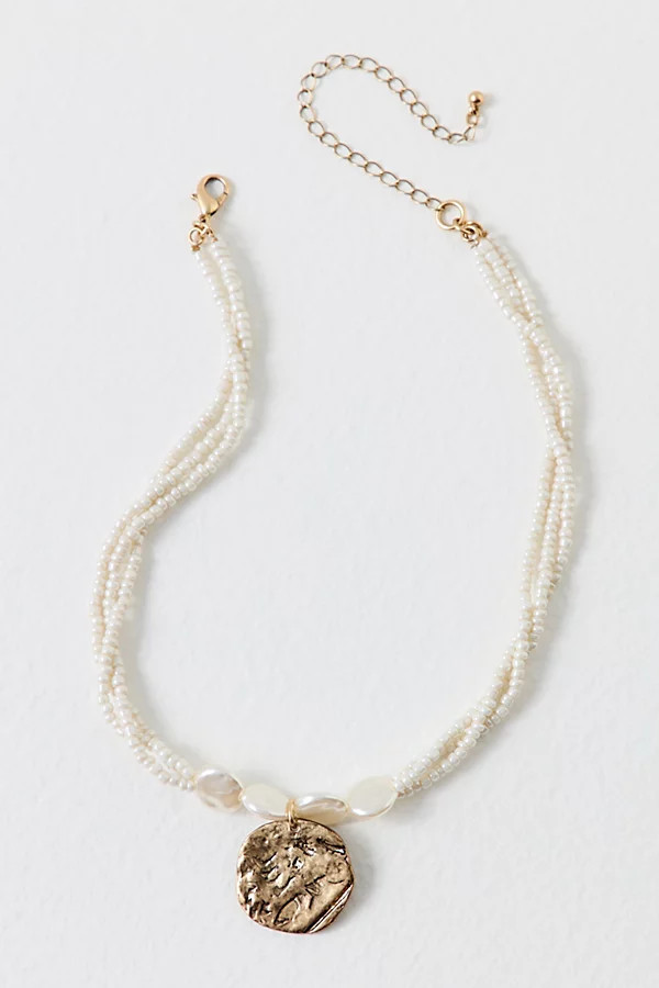 Sailor Necklace by Free People, Ivory Gold, One Size | Free People (Global - UK&FR Excluded)