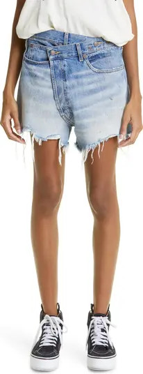 Crossover Denim Shorts | Nordstrom