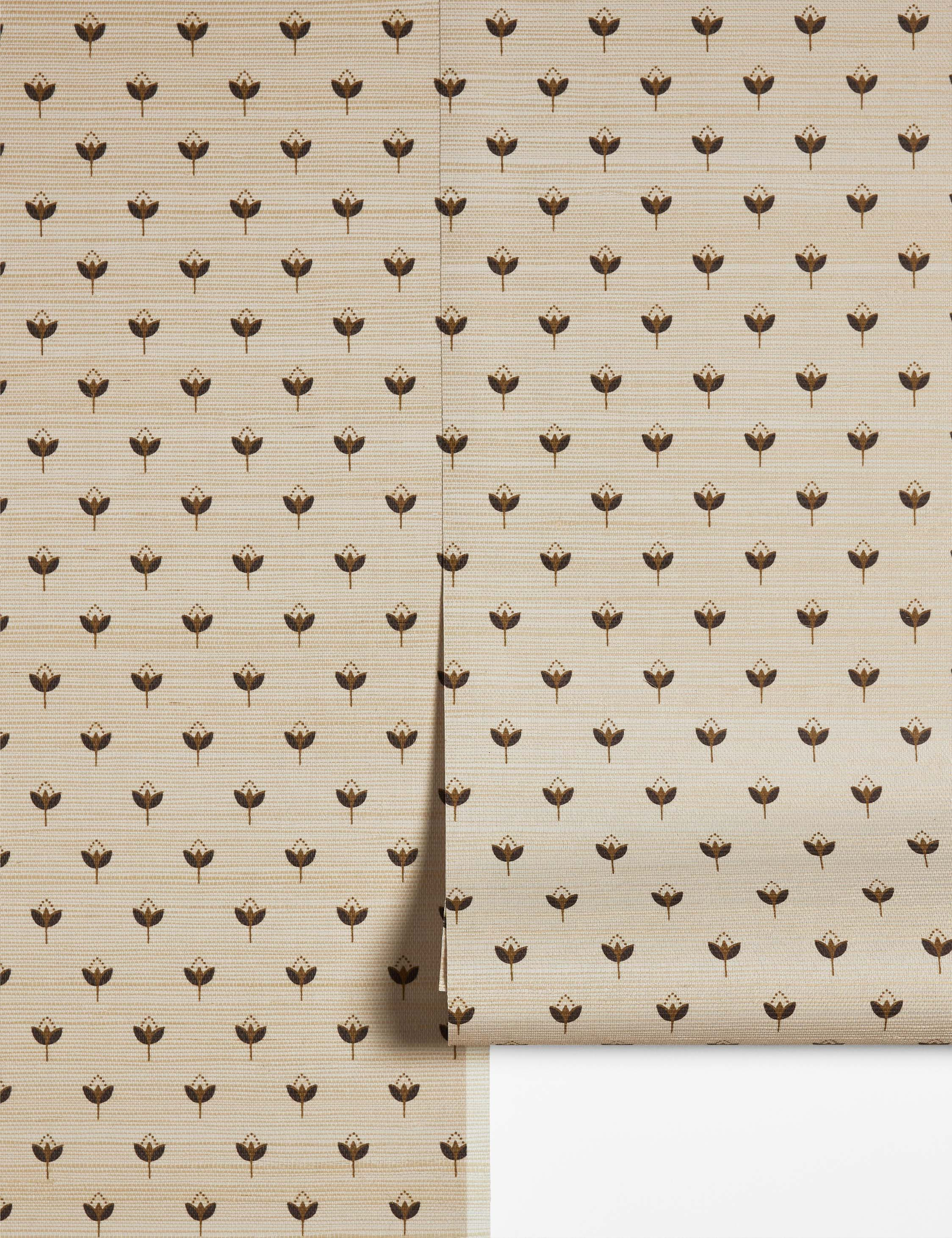 Poiret Grasscloth Wallpaper | Lulu and Georgia 